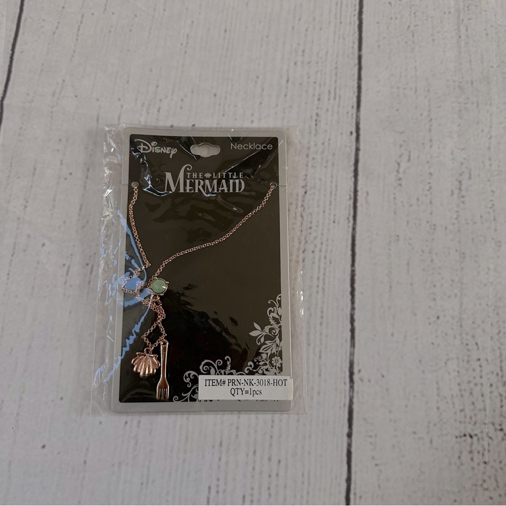 Disney Little Mermaid charm necklace NEW